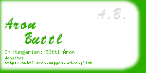 aron buttl business card
